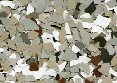 Concrete Coating Chip Flake Color
