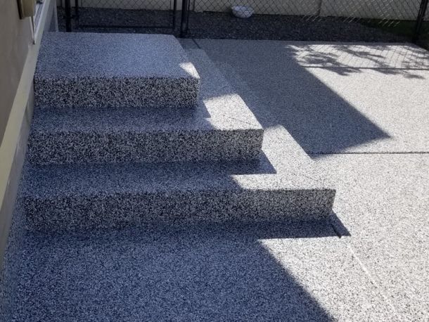 Concrete Step Refinishing